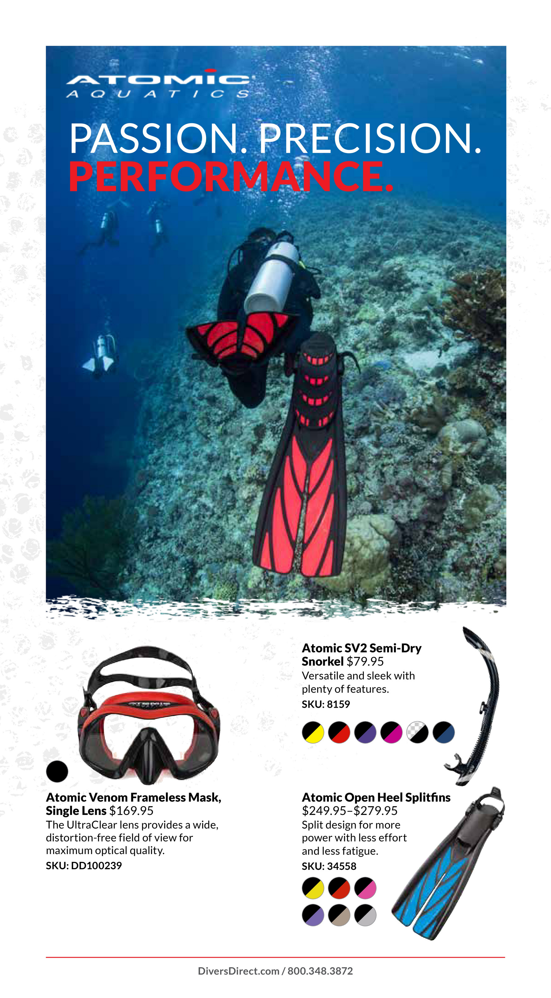 Divers Direct - Huish-2023 6 Pages - Oceanic Shadow Scuba Mask